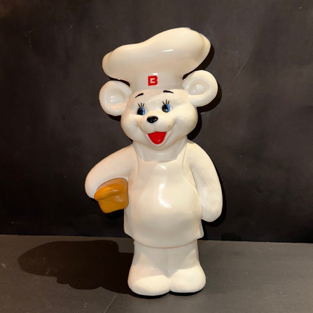 Vintage Bimbo The Baker Bear Bank Toy 70 s.